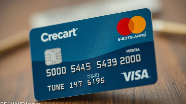 Cartão de crédito premium sobre tabela de metas e pontos de fidelidade